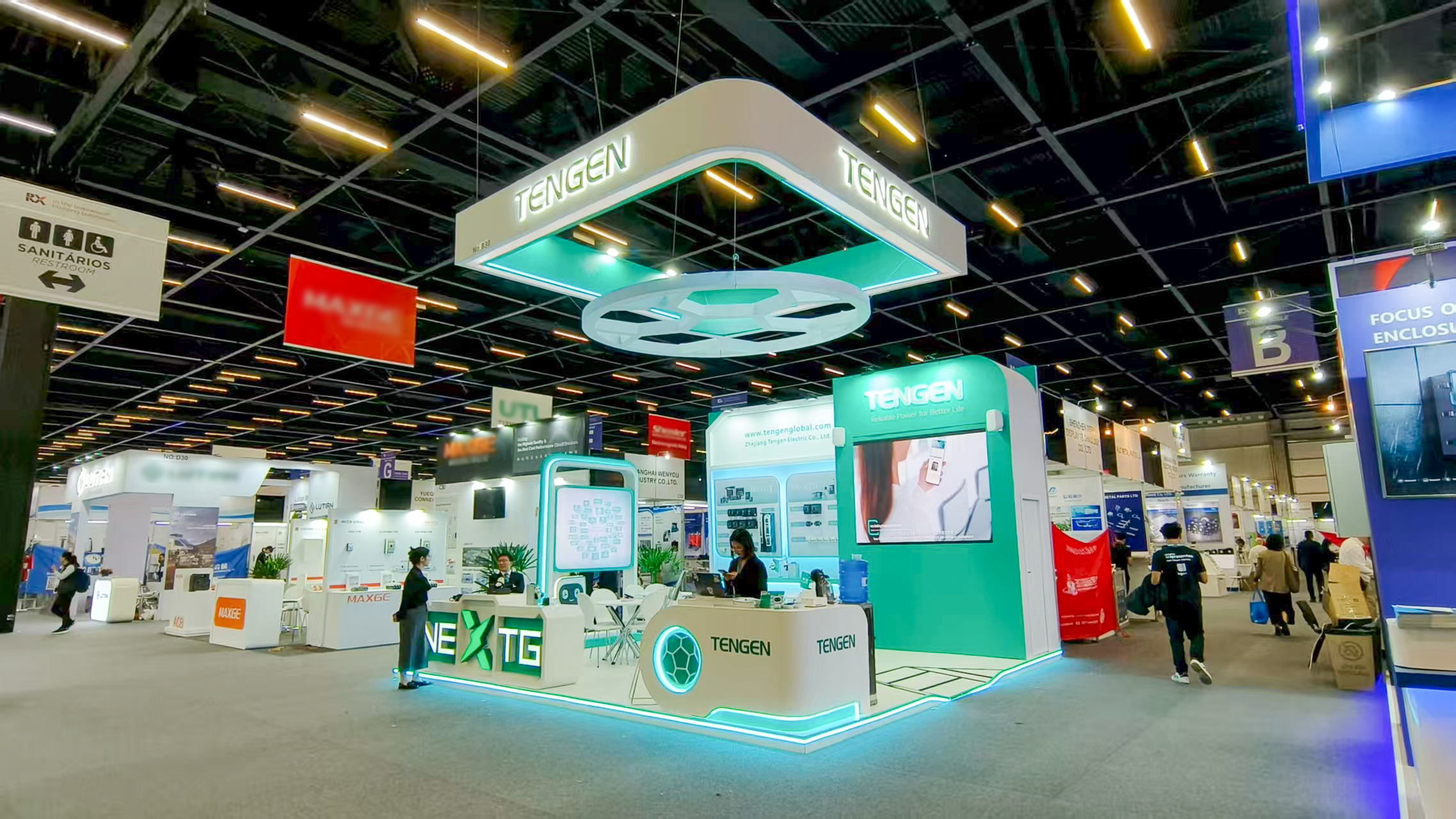 闪耀拉美丨ayx入口亮相FIEE巴西国际电力展